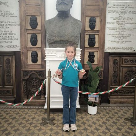 Състезанието по спортна гимнастика